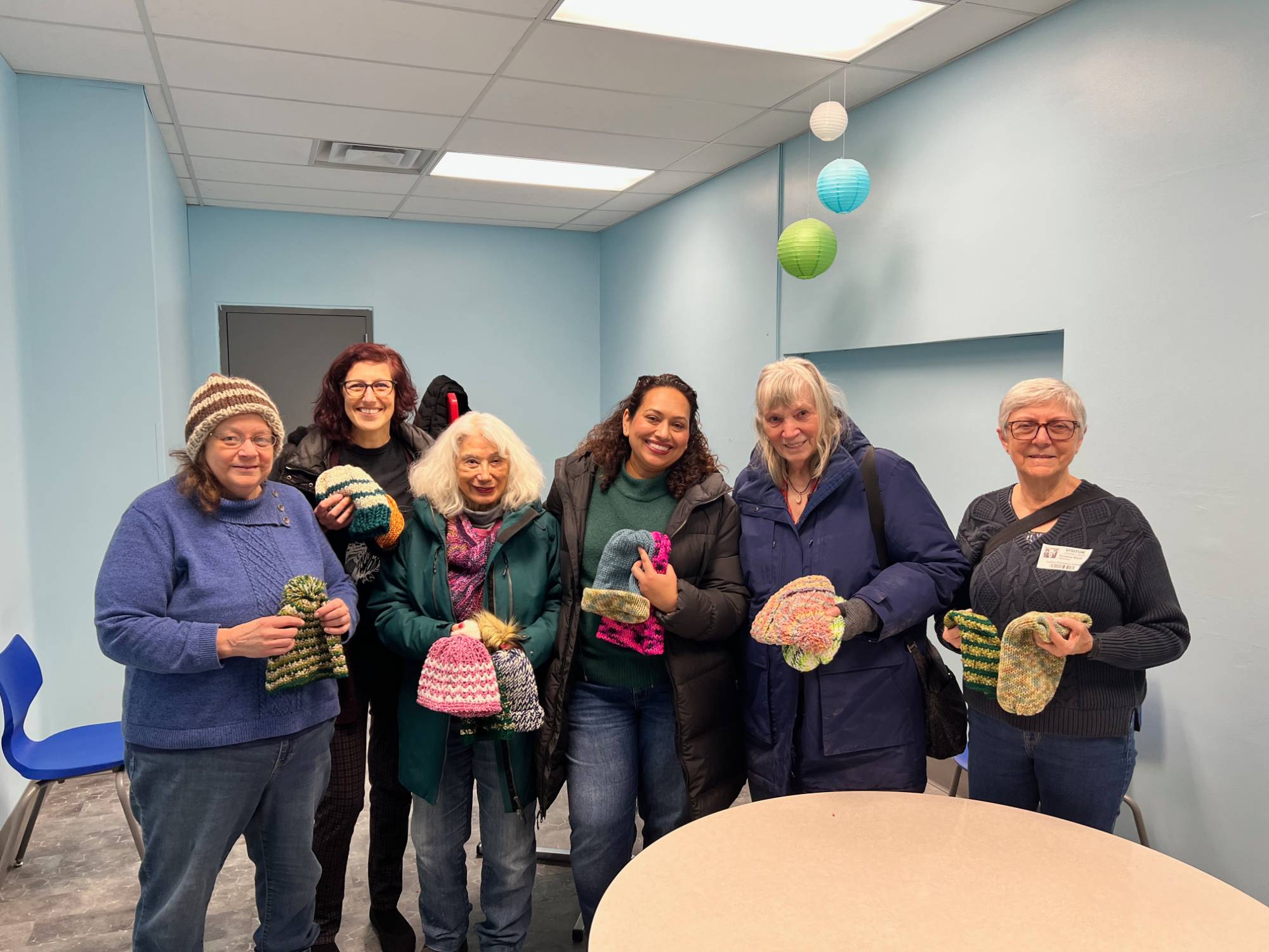 Left to Right: Judith (Deet) Newman, Stefanie Gilmour, Sylvia Herman, Zahabia Ahmed-Usmani, Karen Meyers, Suzy Wood